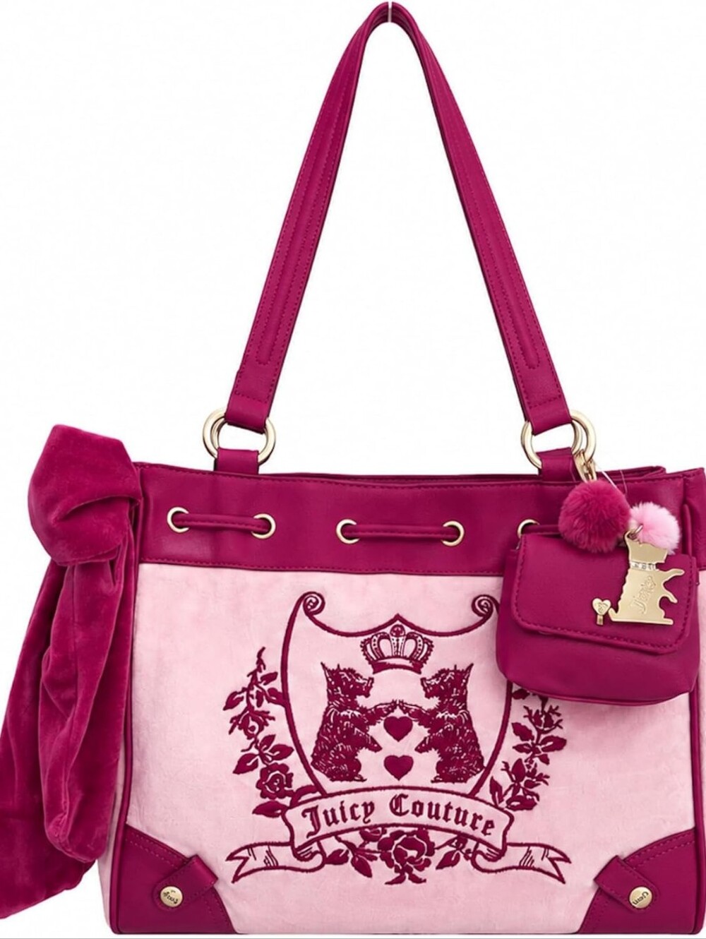 NEW Juicy Couture Scottish Dogs Tote Handbag